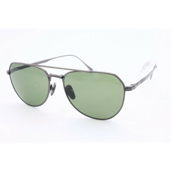 Persol Other - New Authentic Persol 5003-ST 80014E Gunmetal pilot Sunglasses Green Lenses 54mm